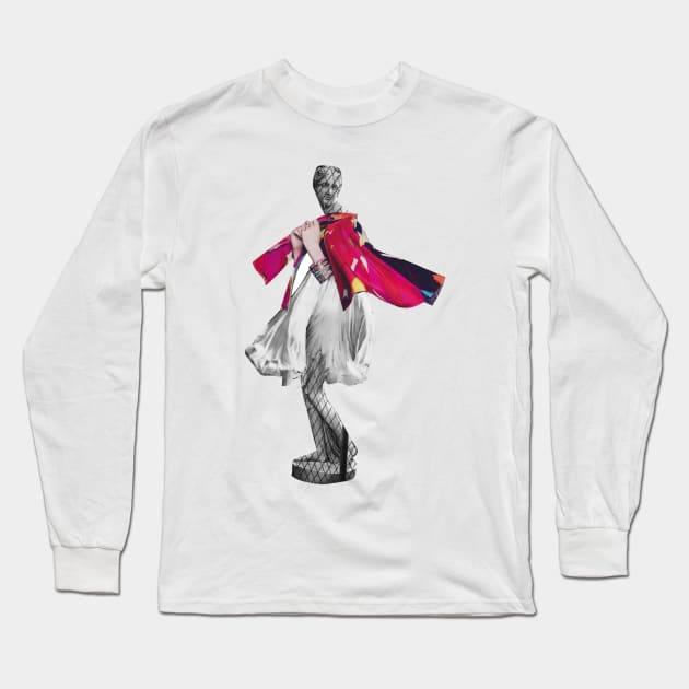 Fashion Statue Long Sleeve T-Shirt by Luca Mainini